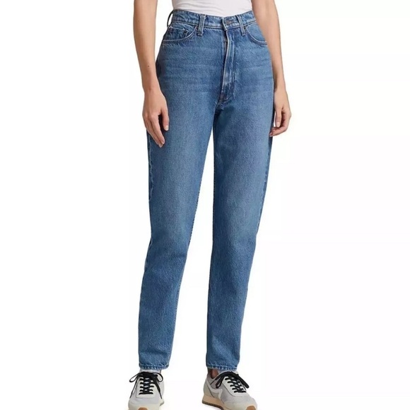 Mother - High-Waist Double Stack Ankle JEAN By Snacks Size 28 - Picture 4 of 16